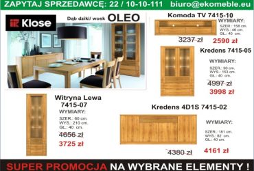 Mega Promocje w Salonach Ekomeble