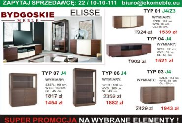 Mega Promocje w Salonach Ekomeble