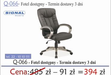 PROMOCJA - Fotele biurowe dostępne od ręki!