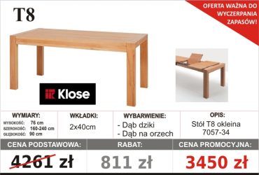 PROMOCJA - Stoły dostępne od ręki!