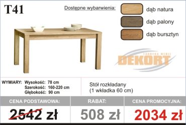 PROMOCJA - Stoły dostępne od ręki!