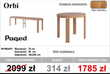 PROMOCJA - Stoły dostępne od ręki!