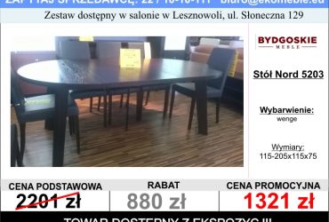 Stoły - rabaty do 50%!