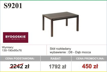 Stoły - rabaty do 50%!