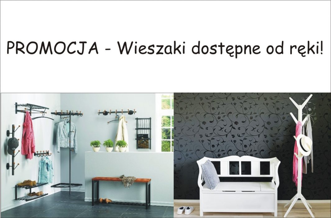 PROMOCJA - Wieszaki dostępne od ręki!