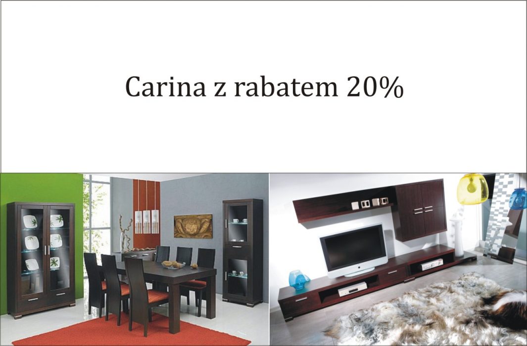 Promocja - Carina z rabatem 20%