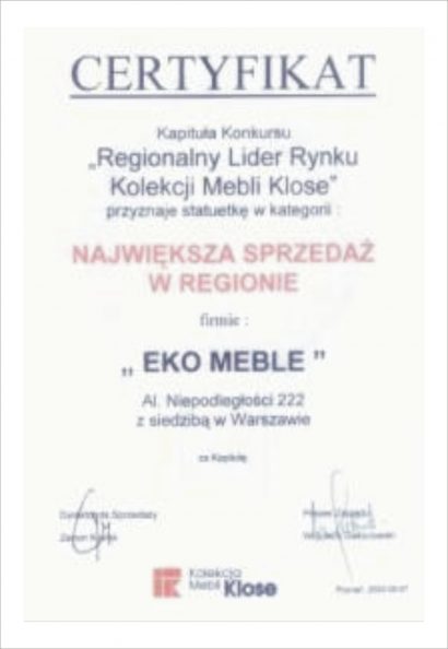 Największa sprzedaż Klose